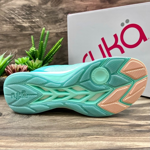 NIB Ryka Defiance Training Comfort Sneaker Athletic Shoes Aqua Mesh 8M 38 - Picture 8 of 11